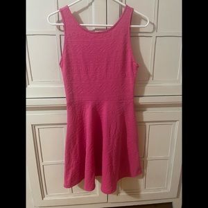 Pink patterned dress